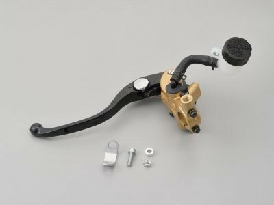 DAYTONA デイトナ NISSIN ラジアルクラッチマスター【ホワイトタンク】 本体色：ゴールド/レバー：ブラック 64207