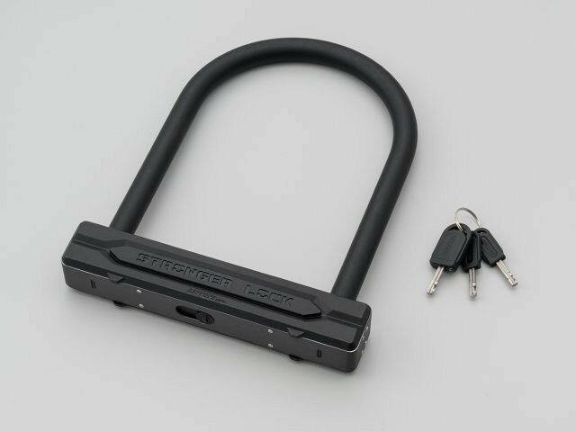 在庫有り DAYTONA デイトナ ストロンガー U字ロック W154mm×H220mm ブラック 盗難防止ロック バイク用 32698