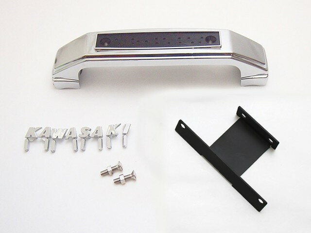 Z650RS フォークカバーエンブレム 大文字 メッキ ドレミコレクション 28004