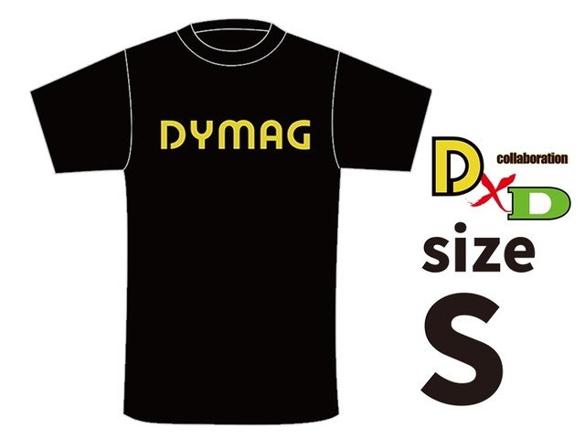 DYMAG コットンTシャツ（黒）S size ドレミコレクション 98636