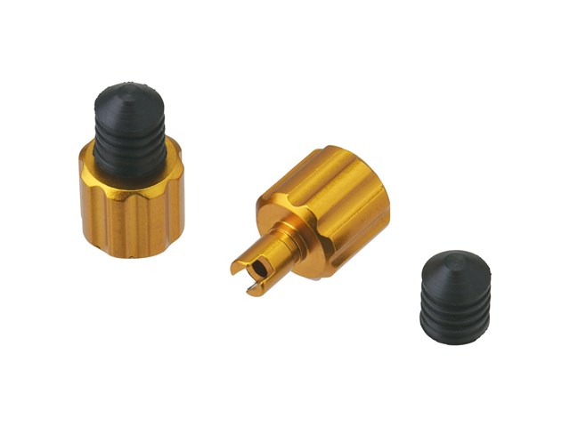 乐天商城 - 在庫有り DRC ムシマワシツキバルブキャップ 2pcs GOLD D58-05-103