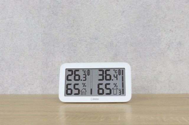 dretec ドリテック コードレス温湿度計 離れた部屋の温湿度がわかる O-419WT [3]