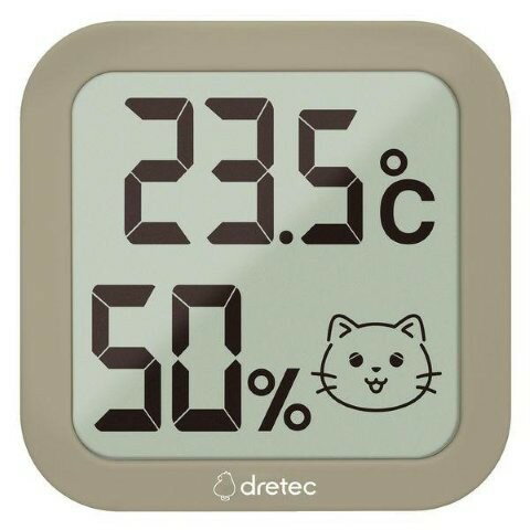 【抽選で最大100%ポイントバック】 dretec ドリテック ペット用温湿度計 O-444DBEPT