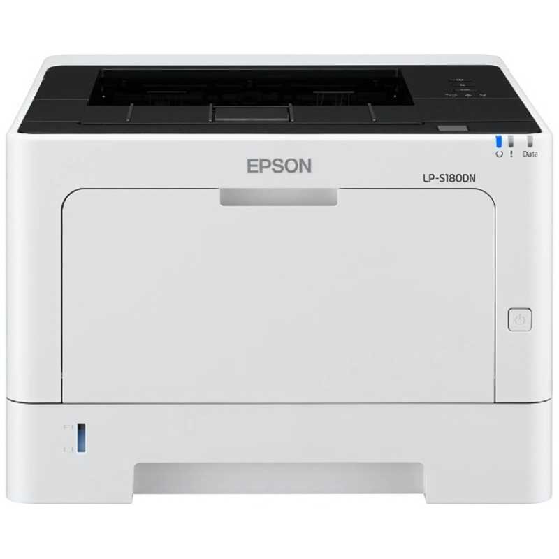 EPSON エプソン モノクロレーザープリンター ビジネスプリンター ホワイト はがき～A4 LP-S180DN