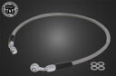 【抽選で最大100%Pバック】Garage T&F ガレージ ティーアンドエフ マグナ50 ステンメッシュブレーキホース クリアーコート仕様 1300mm MG...