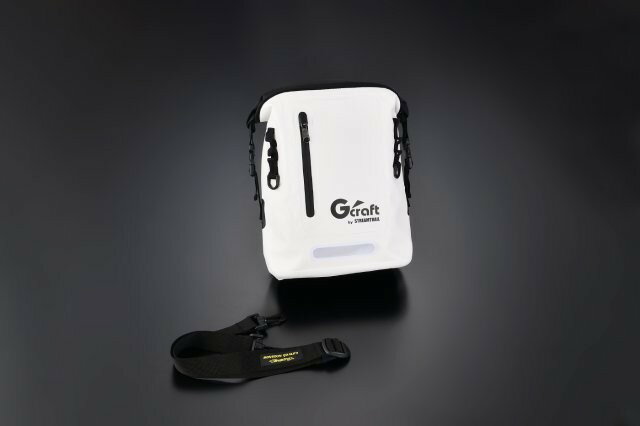 Gcraft Gクラフト GcraftxSTREAM TRAIL センターバッグ ホワイト 汎用 ターポリン ジークラフト 39473