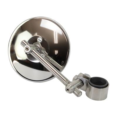 在庫有り GOODS グッズ ESPECIALLY MIRROR ステンレス 4インチ (22.2mm CLAMP ON) ...