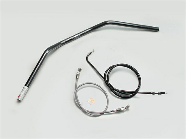 要納期確認 HURRICANE ハリケーン トラッカーLOW ハンドルSET エストレヤ(07-13 FI車) ブラック H718-043B