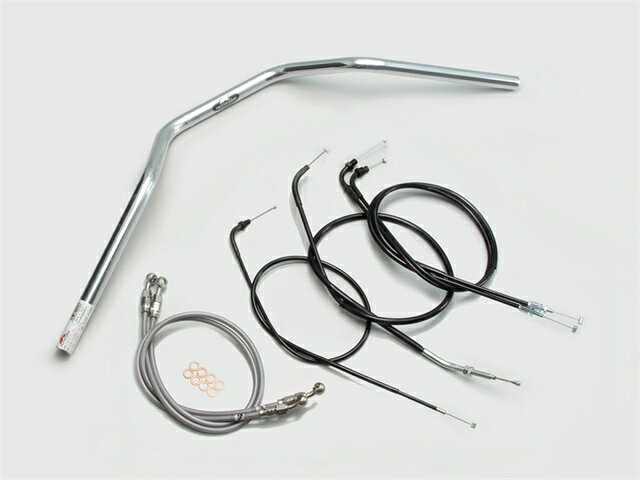 要納期確認 HURRICANE ハリケーン ZII-TYPE ハンドルSET CB400SF(~98 NC31) クロームメッキ H010-078C