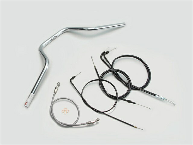 要納期確認 HURRICANE ハリケーン ヨーロピアン4型 ハンドルSET CB400SS クロームメッキ H012-073C