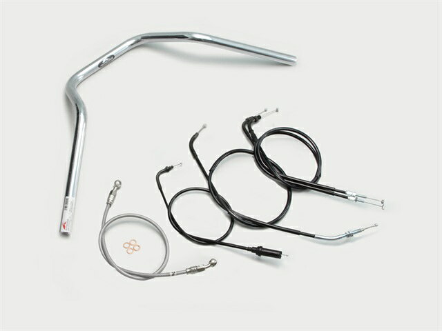 要納期確認 HURRICANE ハリケーン ナロー4型 ハンドルSET VTR250(03~07 MC33-1020001~) クロームメッキ H014-048C