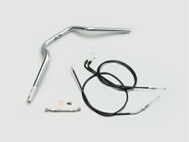 要納期確認 HARRICANE ハリケーン クォーター3型 ハンドルSET CB400SF VTEC Revo(14-21 ABS車) クロームメッキ H027-903C