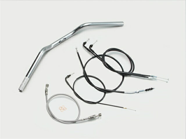 要納期確認 HURRICANE ハリケーン BMコンチ2型 ハンドルSET GB250クラブマン(90-94) クロームメッキ H028-005C