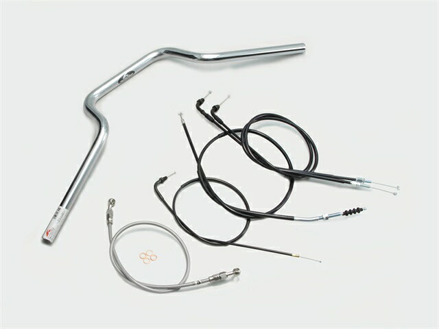 要納期確認 HURRICANE ハリケーン CB1300P-TYPE ハンドルSET GB250クラブマン(90-94) クロームメッキ H028-074C