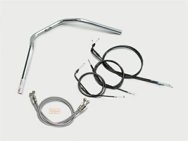 要納期確認 HARRICANE ハリケーン ナロー3型 ハンドルSET CB750(RC42) クロームメッキ H005-047C