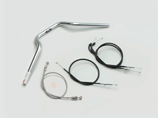 要納期確認 HURRICANE ハリケーン クォーター3型 ハンドルSET CB250R(MC52) ABS無し車 クロームメッキ H032-903C