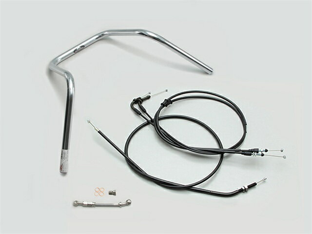 要納期確認 HARRICANE ハリケーン 300エイプハンガー3型 ハンドルSET モンキー125 ABS クロームメッキ H034-085C