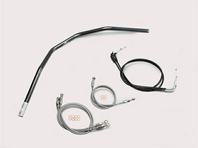 要納期確認 HARRICANE ハリケーン スーパートラッカー ハンドルSET XJR1300(07- RP17J) ブラック H301-032B