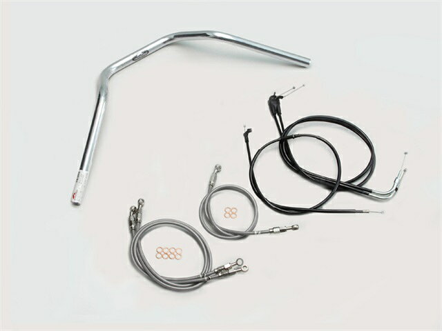 要納期確認 HURRICANE ハリケーン ナロー3型 ハンドルSET XJR1300(00~06 RP03J) クロームメッキ H302-047C