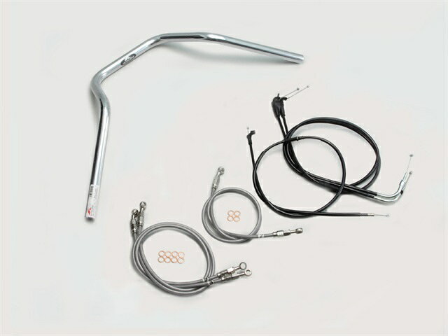 要納期確認 HURRICANE ハリケーン ナロー4型 ハンドルSET XJR1300(00~06 RP03J) クロームメッキ H302-048C