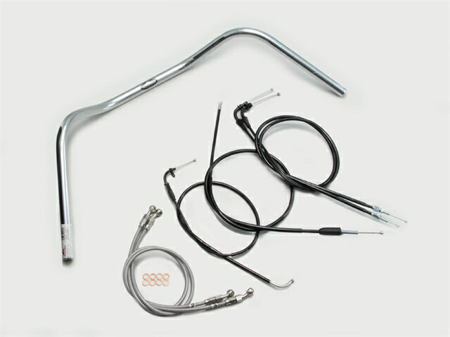 要納期確認 HARRICANE ハリケーン 160クラシック ハンドルSET GSX400インパルス(05~07 GK7CA) クロームメッキ H502-080C