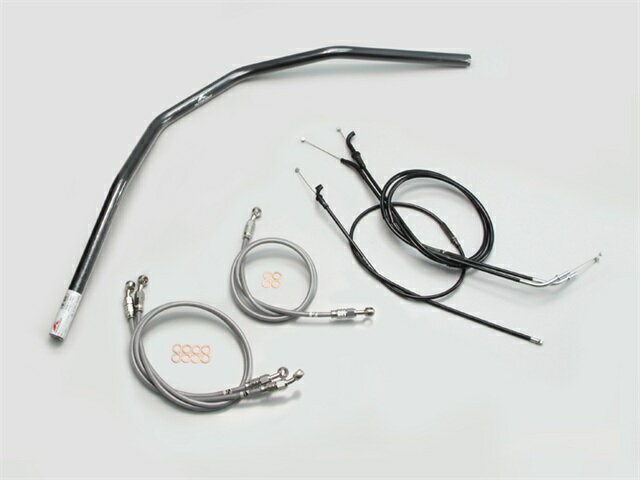 要納期確認 HARRICANE ハリケーン スーパートラッカー ハンドルSET ZRX1200R ZRX1100/II ブラック H702-032B