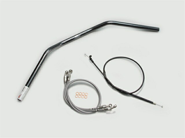 要納期確認 HURRICANE ハリケーン トラッカーLOW ハンドルSET ゼファー1100/RS ブラック H703-043B