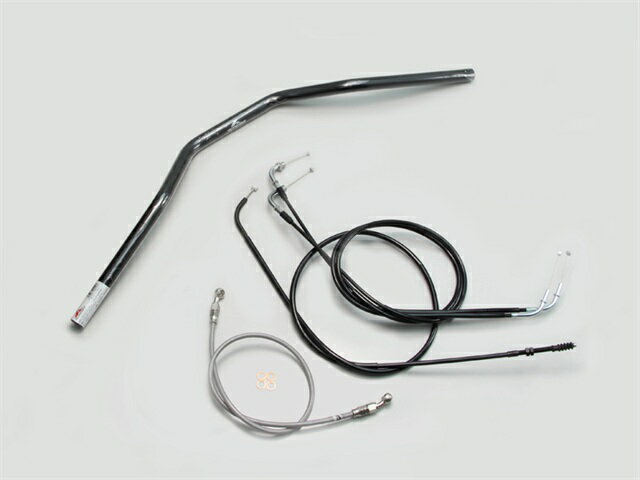 要納期確認 HARRICANE ハリケーン トラッカースペシャル ハンドルSET W800 ブラック H705-033B