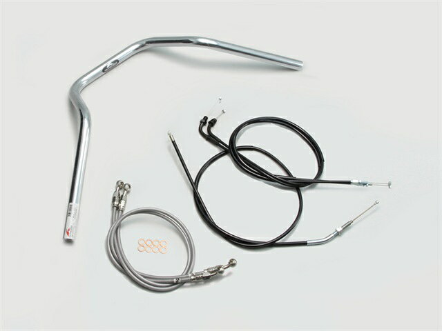 要納期確認 HURRICANE ハリケーン ナロー4型 ハンドルSET CB400SF VTEC/II/III(99~07) クロームメッキ H009-048C