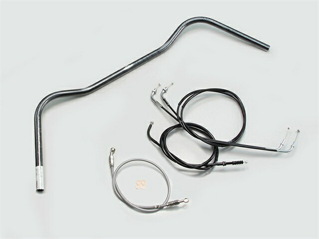 要納期確認 HARRICANE ハリケーン ワイドローオールド2型 ハンドルSET エストレヤRS(95-06) ブラック H716-075B