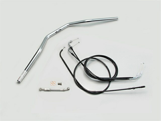 要納期確認 HURRICANE ハリケーン トラッカースペシャル ハンドルSET W800 20 クロームメッキ H717-033C