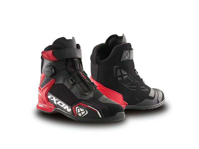 IXON（イクソン）BULL 2 AIR シューズ (BLACK/WHITE/RED) サイズ:40 508101009-1027-40