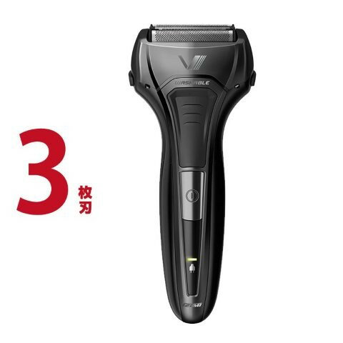 IZUMI マクセルイズミ 電気シェーバー ソリッドシリーズ 3枚刃 往復式本体丸洗い グレー IZF-V539-H-EA