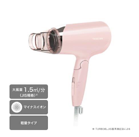 TESCOM テスコム マイナスイオン ヘアードライヤー ピンク TD260A-P