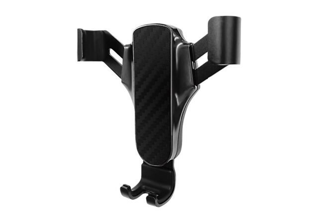 Car Storage, Holder - kashimura カシムラ 自重式スマホホルダー カーボン×シルバーメッキ AT-95