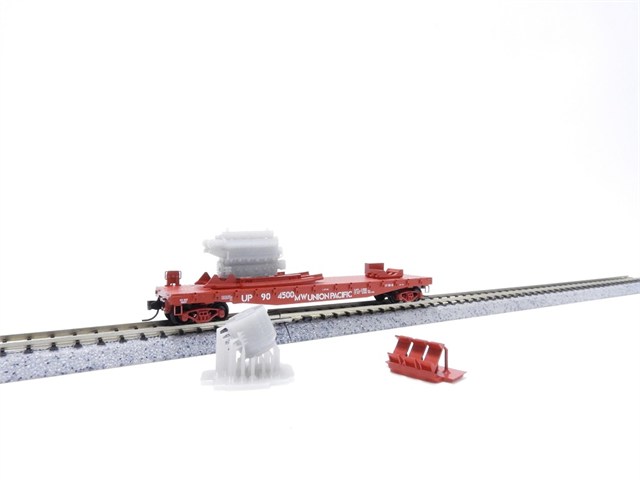 正規品 KATO カトー Nゲージ (N)50ft フラットカー EMD 645系エンジン積載 03104500810