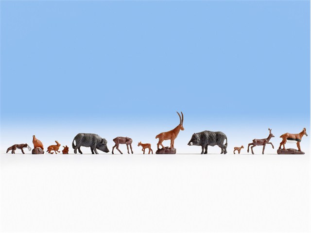 正規品 KATO カトー Nゲージ NOCH(N）野生の動物セット 00136745