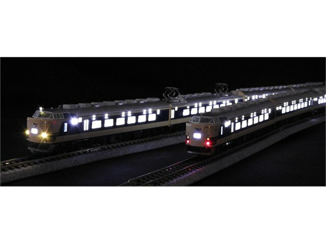 正規品 KATO カトー Nゲージ 581系(スリットタイフォン） 7両基本セット 室内灯付(蛍光灯F付） HCSP019..