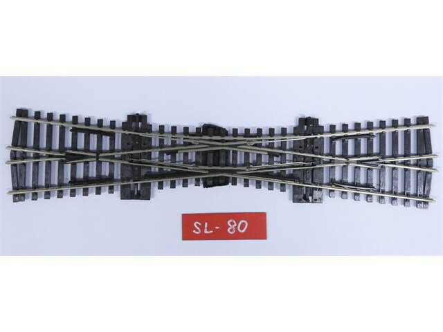 正規品 KATO カトー HOゲージ code100 HO/OO シングルスリップ(12°) 絶縁式フログ PECO-SL80