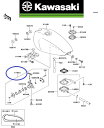 Kawasaki カワサキ純正オプション タップアッシー フューエル Kawasaki カワサキ ゼファーχ 51023-1277