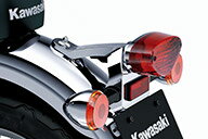 Kawasaki 純正 W800/W800 STREET/W800 CAFE テールランプブラケット(W800専用) クローム 99994-1354