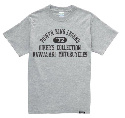 Kawasaki カワサキ バイカーズコレクションTシャツ (Z1 LEGEND) サイズF(L) グレー J8901-1600A