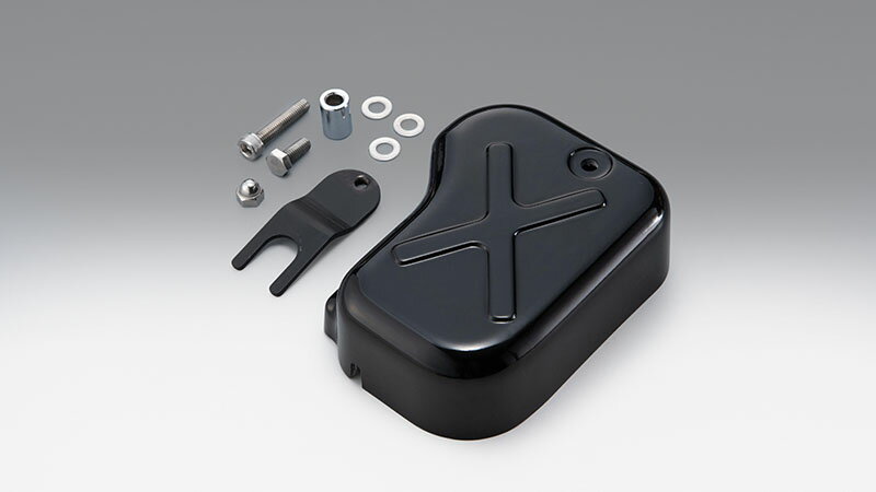 エアクリーナーダクトカバー FRP黒ゲル仕上ゲ CT125 ハンターカブ (JA55/JA65) 20Y- KIJIMA キジマ 102-472