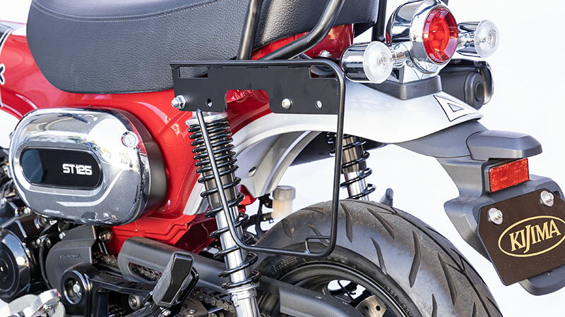 バッグサポート DAX125 22y- マットブラック 左側用 KIJIMA キジマ 210-4965