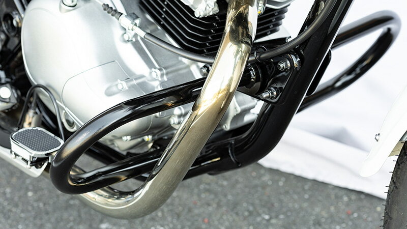 エンジンガード W230/メグロ S1 25Y- ブラック KIJIMA キジマ 405-248