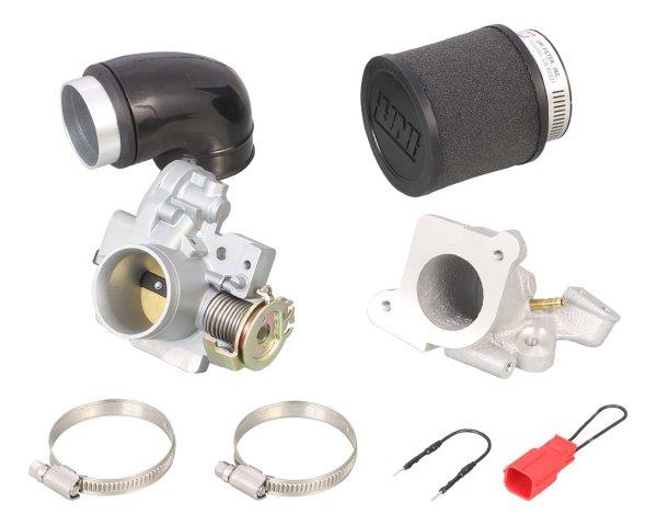 要納期確認 KITACO キタコ 34φ34ビッグスロットルボディKIT HONDA グロム(FNO,JC92-1000001～1099999) カラー:ブラック 403-1452000