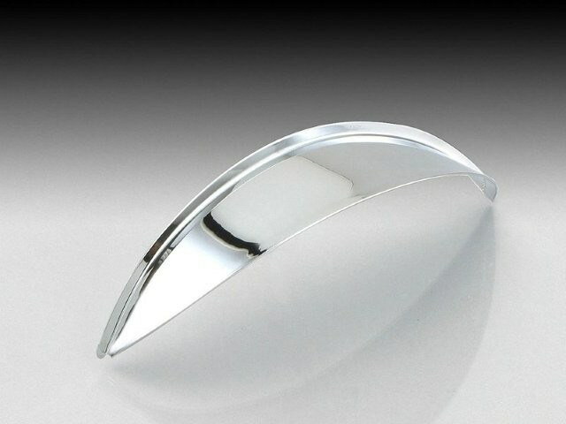 在庫有り KITACO キタコ ライトバイザー(130/40L) CHROME 800-0100100