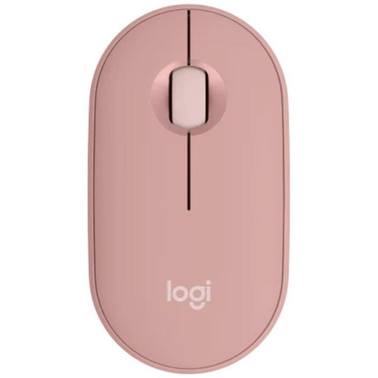 Logicool ロジクール マウス PEBBLE MOUSE 2 M350S 光学式 無線(ワイヤレス) 3ボタン Bluetooth ローズ M350SRO