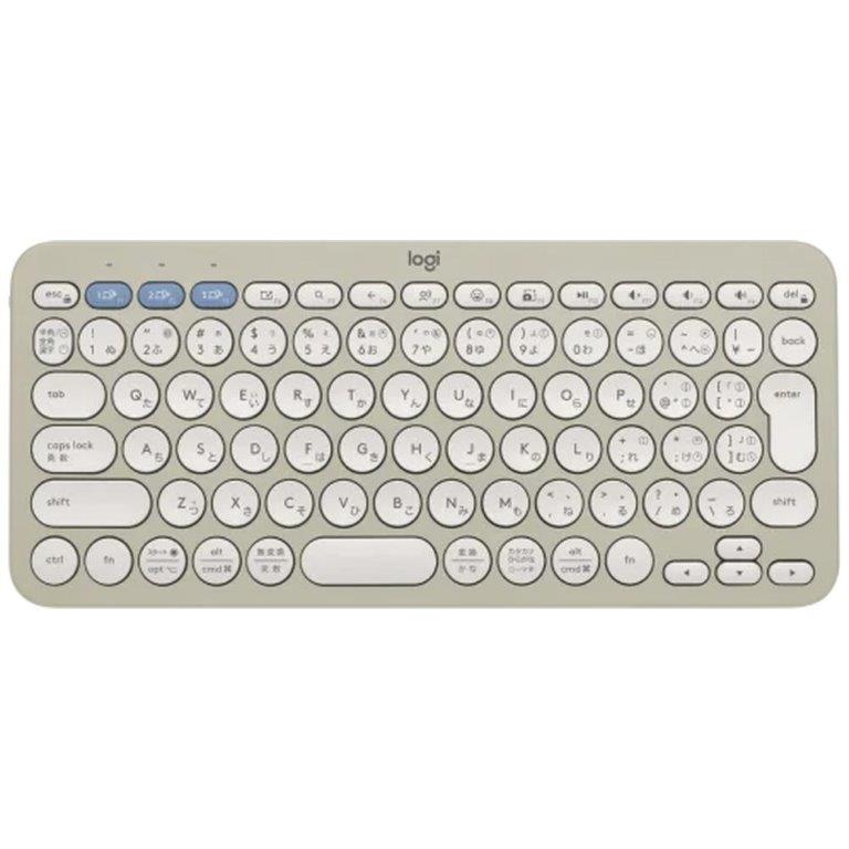 Logicool ロジクール キーボード PEBBLE KEYS 2 K380S ワイヤレス/Bluetooth グレージュ K380SGY