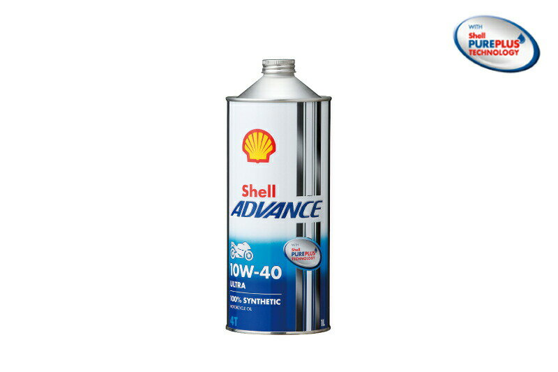 Shell ADVANCE VFAhoX 4T ULTRA y10W-40z 1L 100%w 4Xg[NGWIC UL-10401